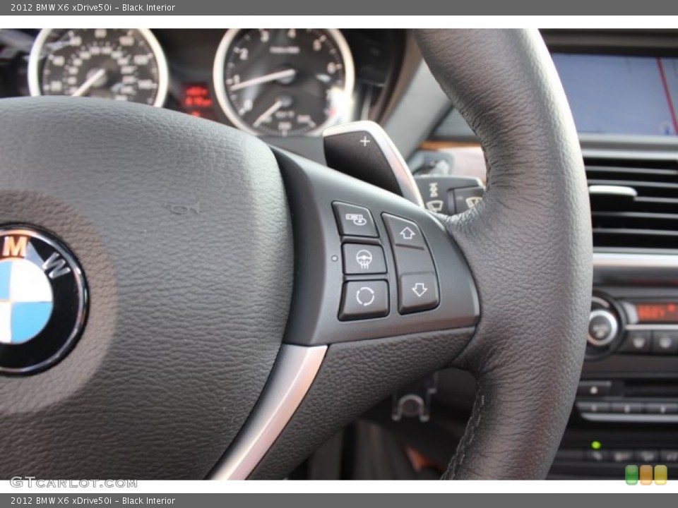Black Interior Controls for the 2012 BMW X6 xDrive50i #70502591