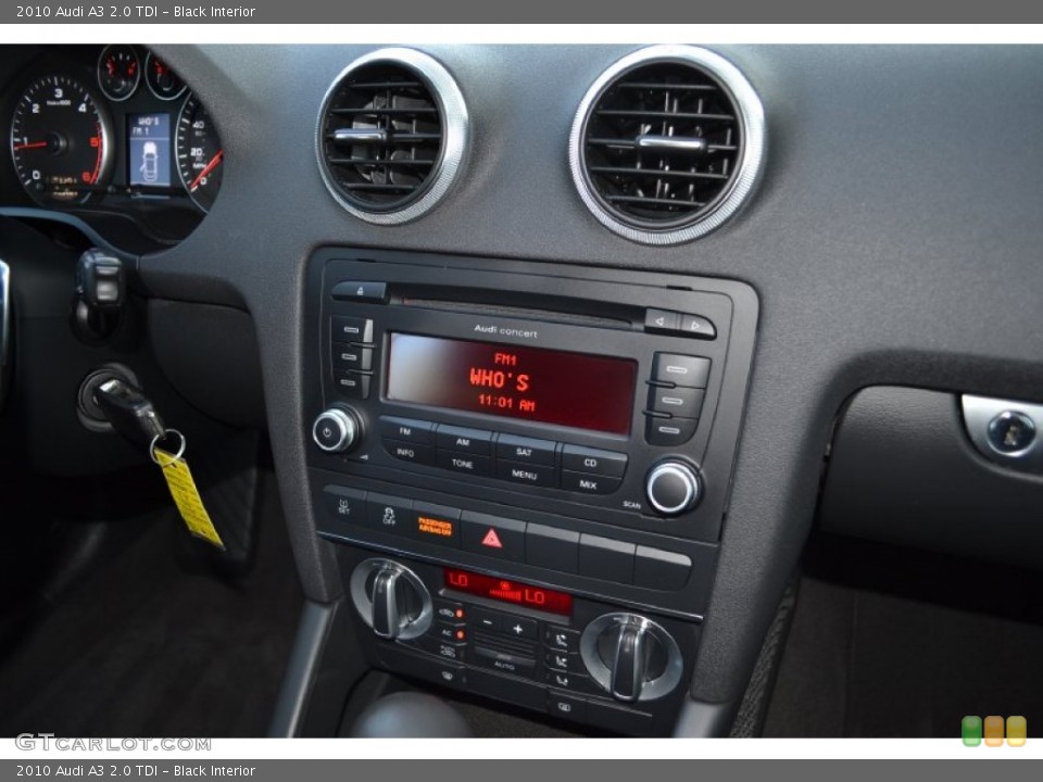 Black Interior Audio System for the 2010 Audi A3 2.0 TDI #70506350