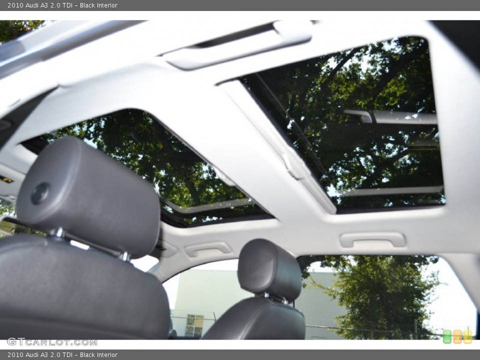 Black Interior Sunroof for the 2010 Audi A3 2.0 TDI #70506369