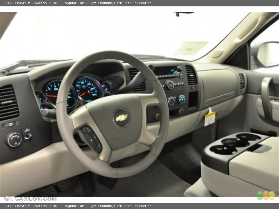 Light Titanium/Dark Titanium Interior Dashboard for the 2013 Chevrolet Silverado 1500 LT Regular Cab #70506938