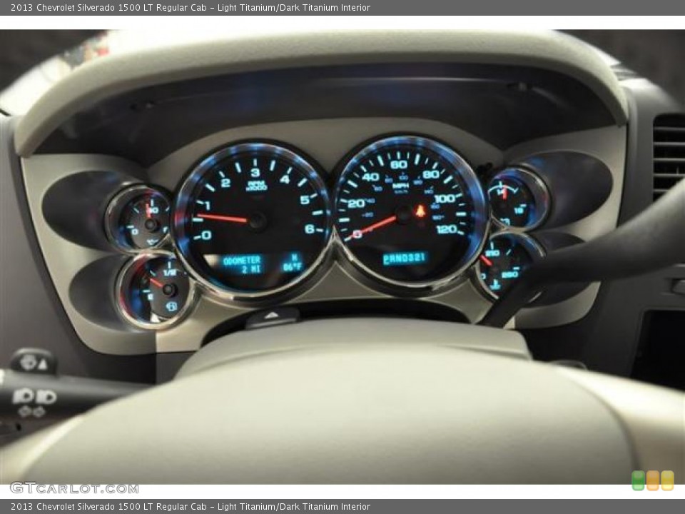 Light Titanium/Dark Titanium Interior Gauges for the 2013 Chevrolet Silverado 1500 LT Regular Cab #70506974