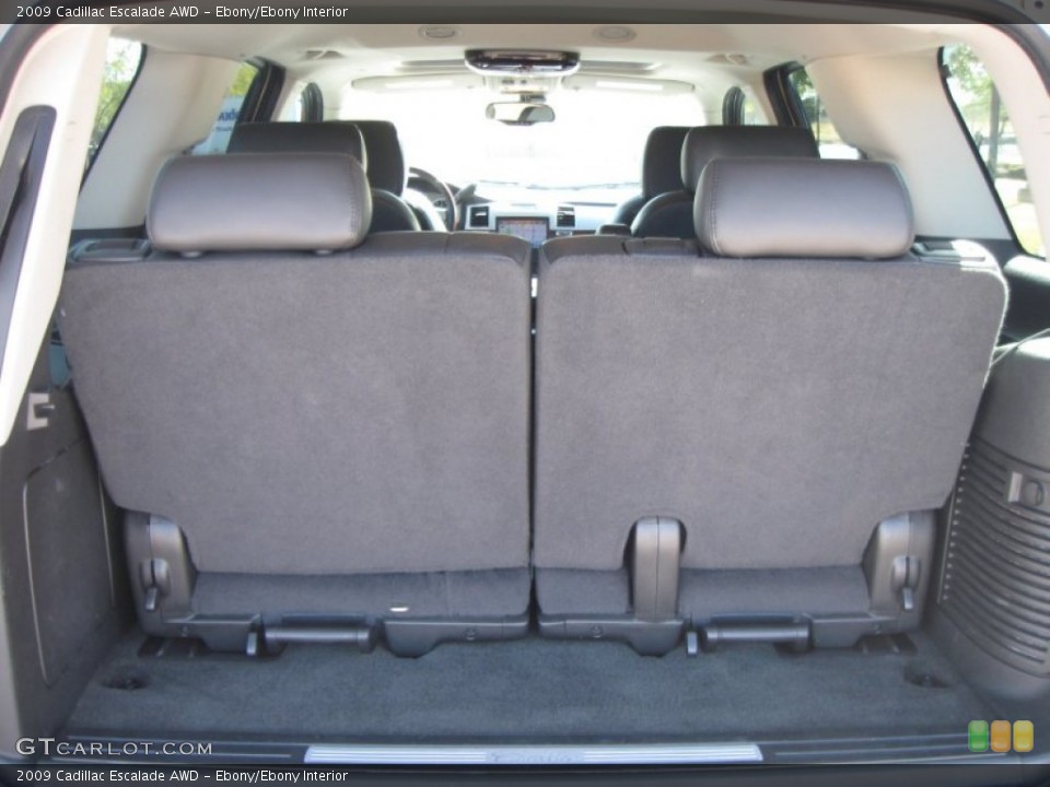 Ebony/Ebony Interior Trunk for the 2009 Cadillac Escalade AWD #70507895