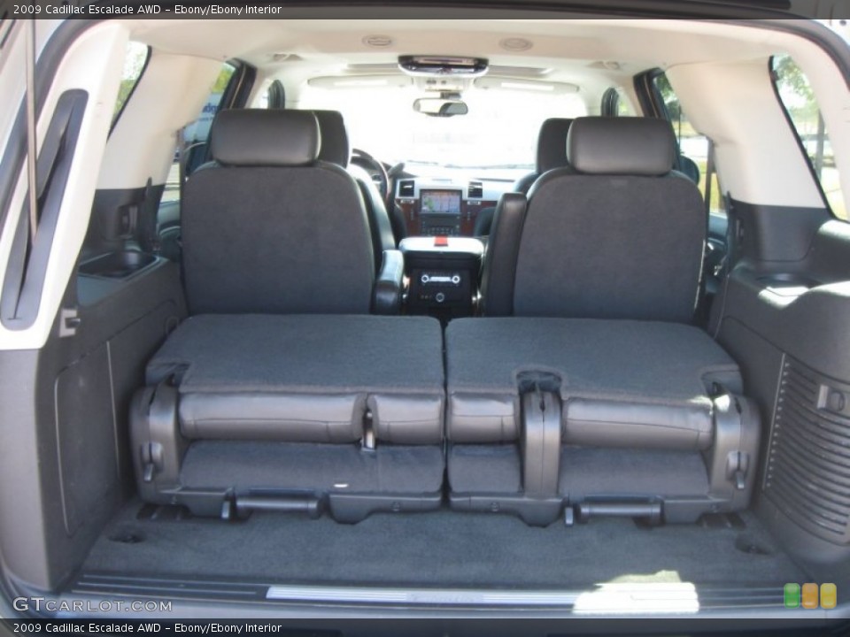 Ebony/Ebony Interior Trunk for the 2009 Cadillac Escalade AWD #70507904