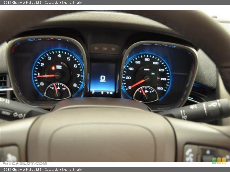 Cocoa/Light Neutral Interior Gauges for the 2013 Chevrolet Malibu LTZ #70508216