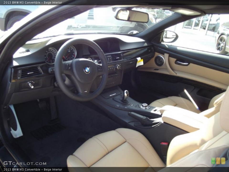 Beige 2013 BMW M3 Interiors