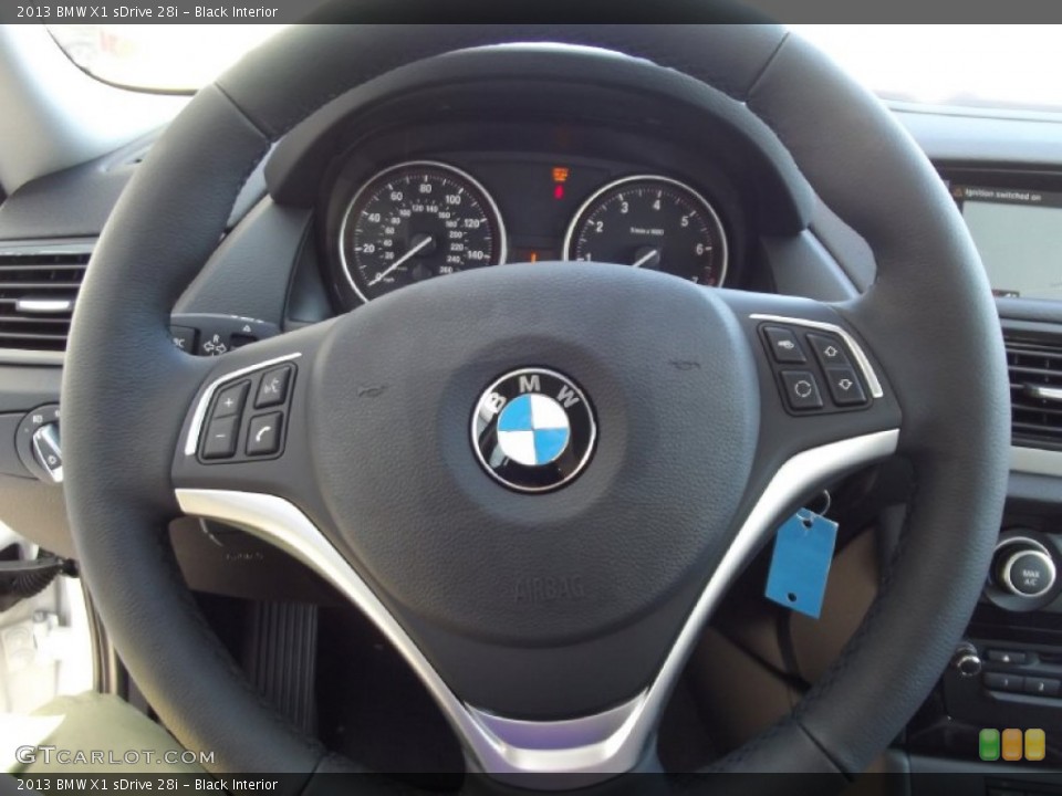 Black Interior Steering Wheel for the 2013 BMW X1 sDrive 28i #70508438