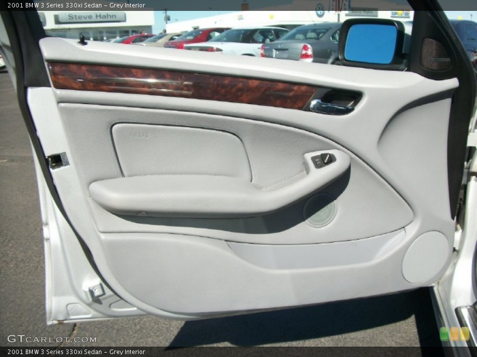 Grey Interior Door Panel for the 2001 BMW 3 Series 330xi Sedan #70508749