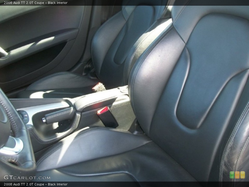 Black Interior Front Seat for the 2008 Audi TT 2.0T Coupe #70509737