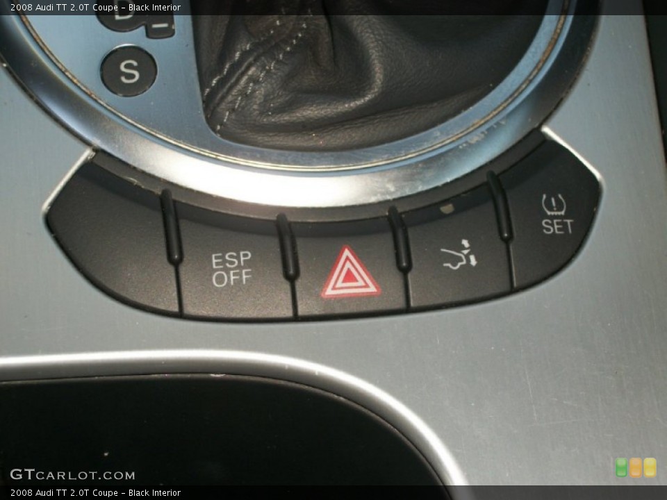 Black Interior Controls for the 2008 Audi TT 2.0T Coupe #70509806