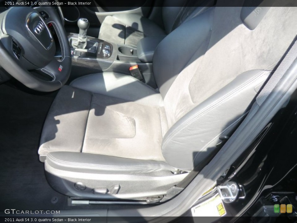 Black Interior Front Seat for the 2011 Audi S4 3.0 quattro Sedan #70510686