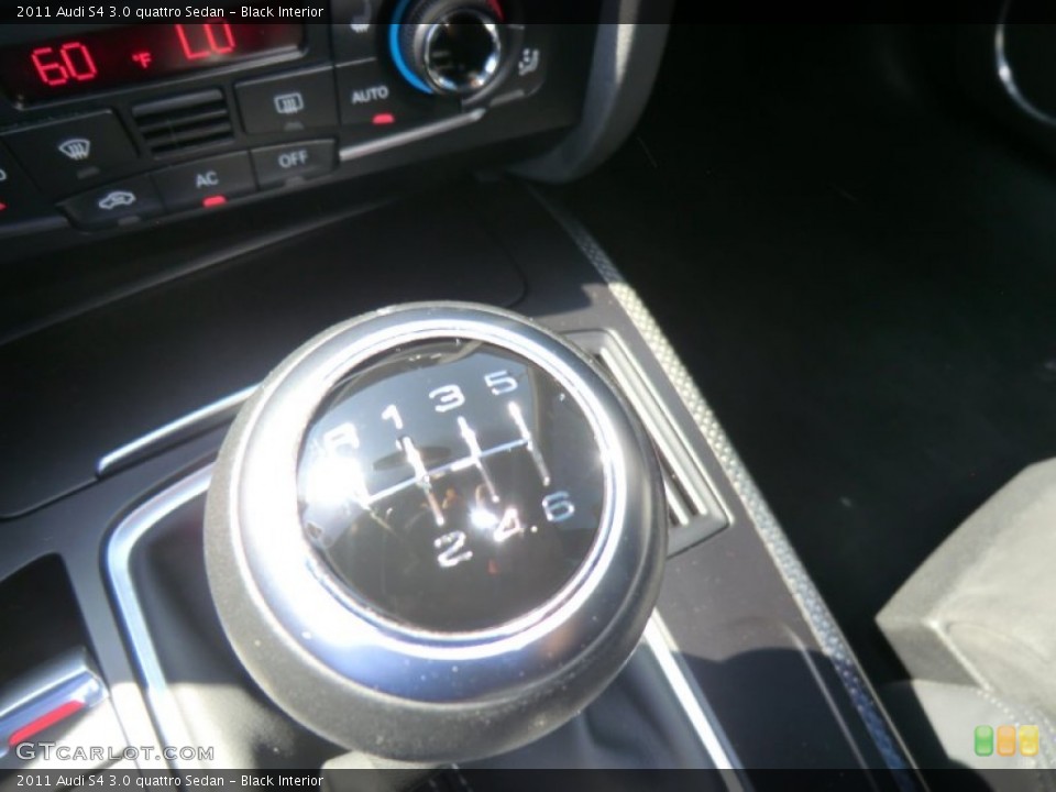 Black Interior Transmission for the 2011 Audi S4 3.0 quattro Sedan #70510695