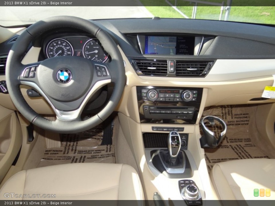 Beige Interior Dashboard for the 2013 BMW X1 sDrive 28i #70512201