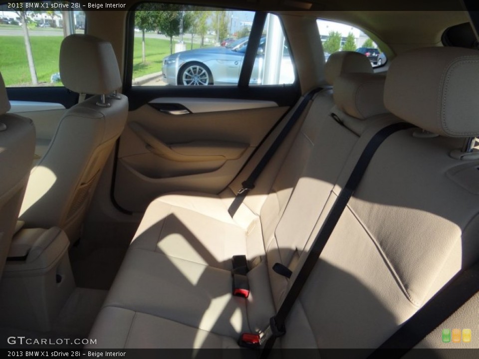 Beige Interior Rear Seat for the 2013 BMW X1 sDrive 28i #70512237