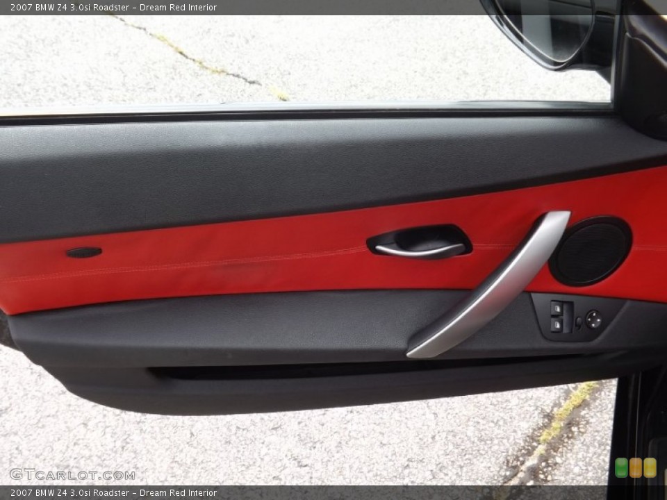 Dream Red Interior Door Panel for the 2007 BMW Z4 3.0si Roadster #70512882