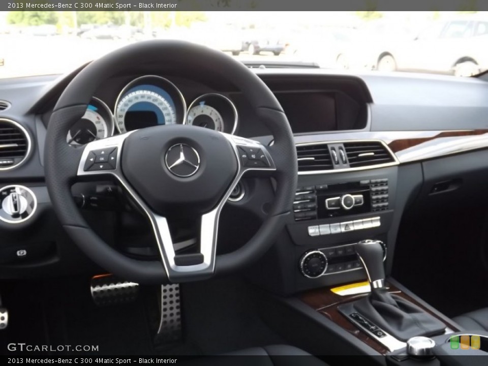 Black Interior Dashboard for the 2013 Mercedes-Benz C 300 4Matic Sport #70513548