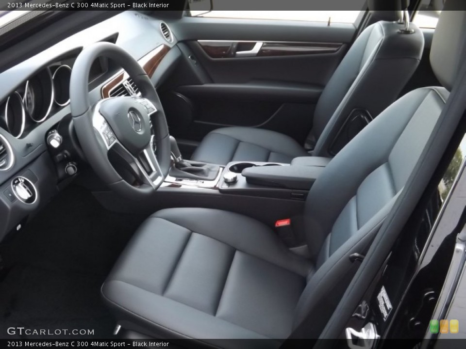 Black Interior Photo for the 2013 Mercedes-Benz C 300 4Matic Sport #70513563