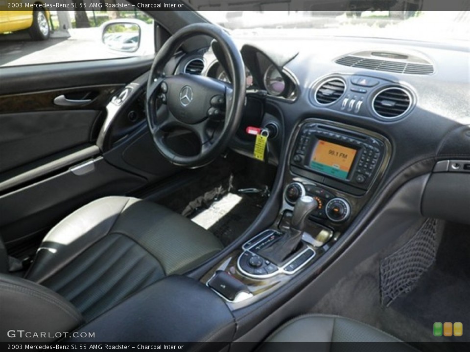 Charcoal Interior Photo for the 2003 Mercedes-Benz SL 55 AMG Roadster #70513575