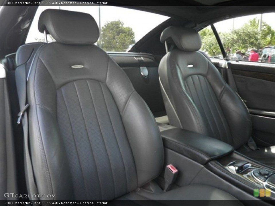 Charcoal Interior Front Seat for the 2003 Mercedes-Benz SL 55 AMG Roadster #70513584