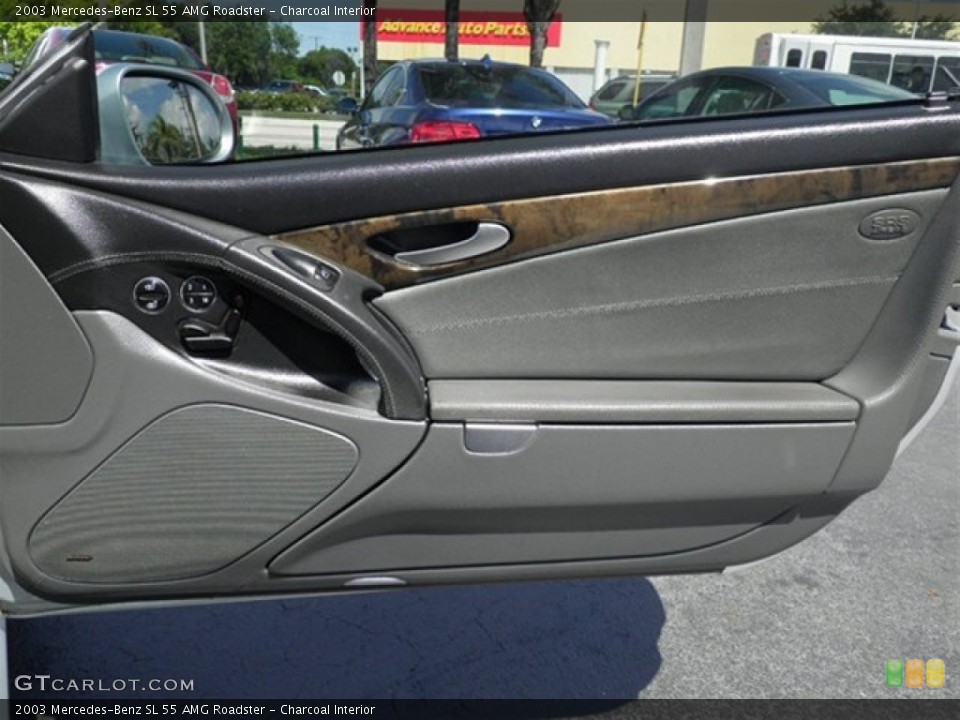 Charcoal Interior Door Panel for the 2003 Mercedes-Benz SL 55 AMG Roadster #70513593
