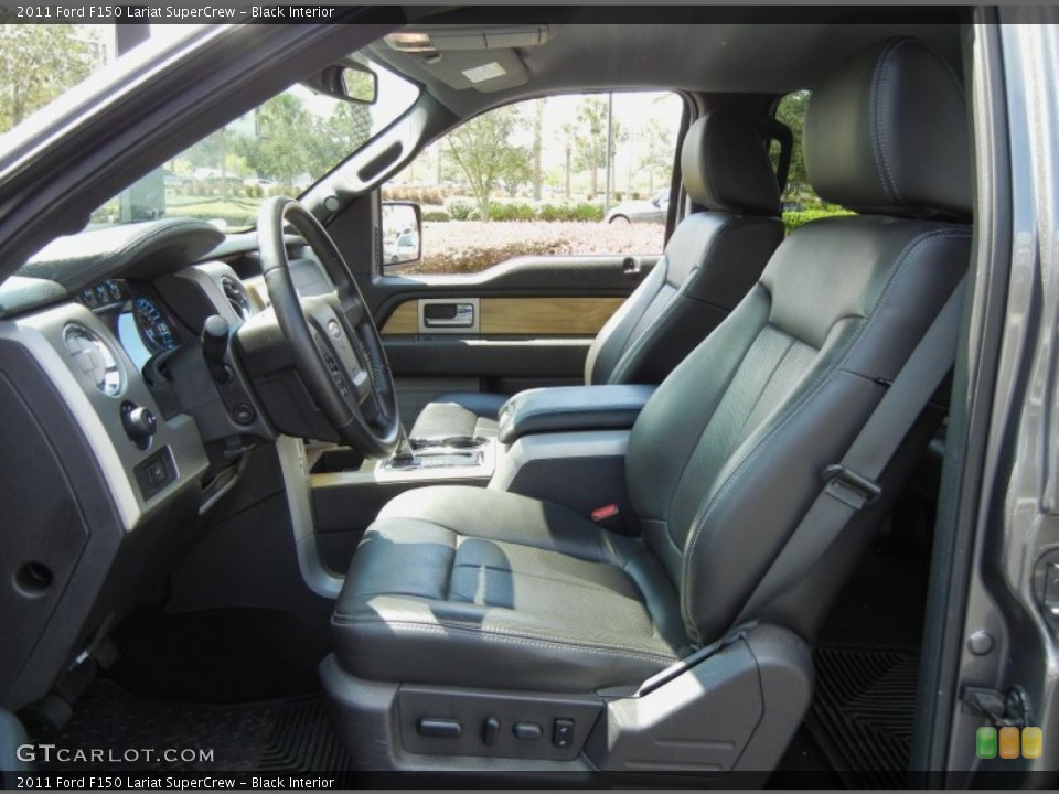 Black Interior Photo for the 2011 Ford F150 Lariat SuperCrew #70514205