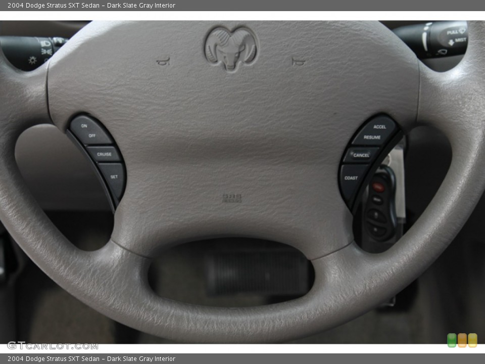 Dark Slate Gray Interior Controls for the 2004 Dodge Stratus SXT Sedan #70517610