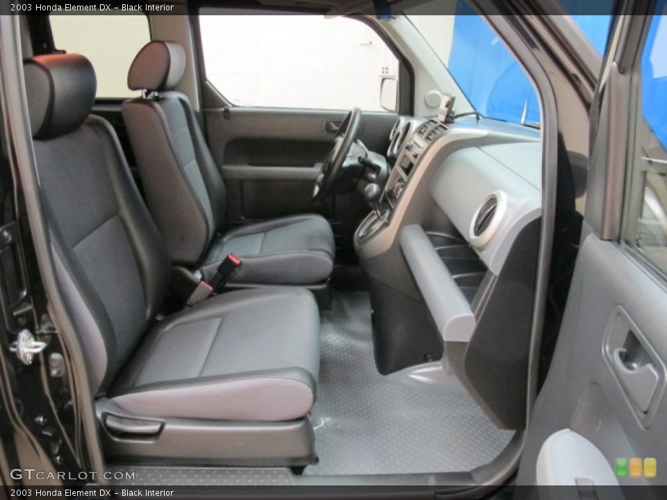 Black 2003 Honda Element Interiors