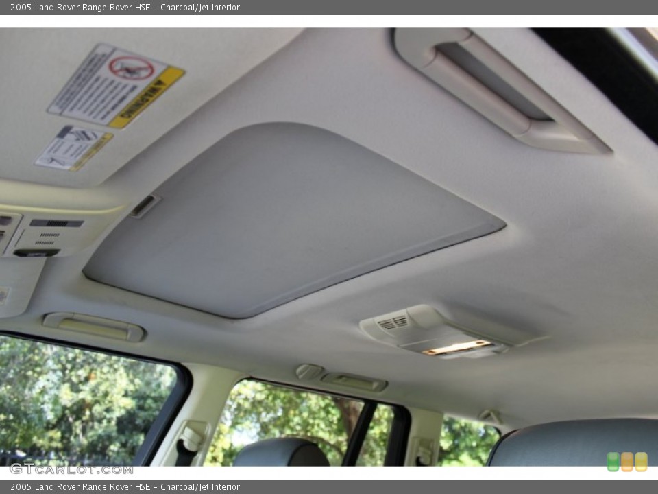 Charcoal/Jet Interior Sunroof for the 2005 Land Rover Range Rover HSE #70527093