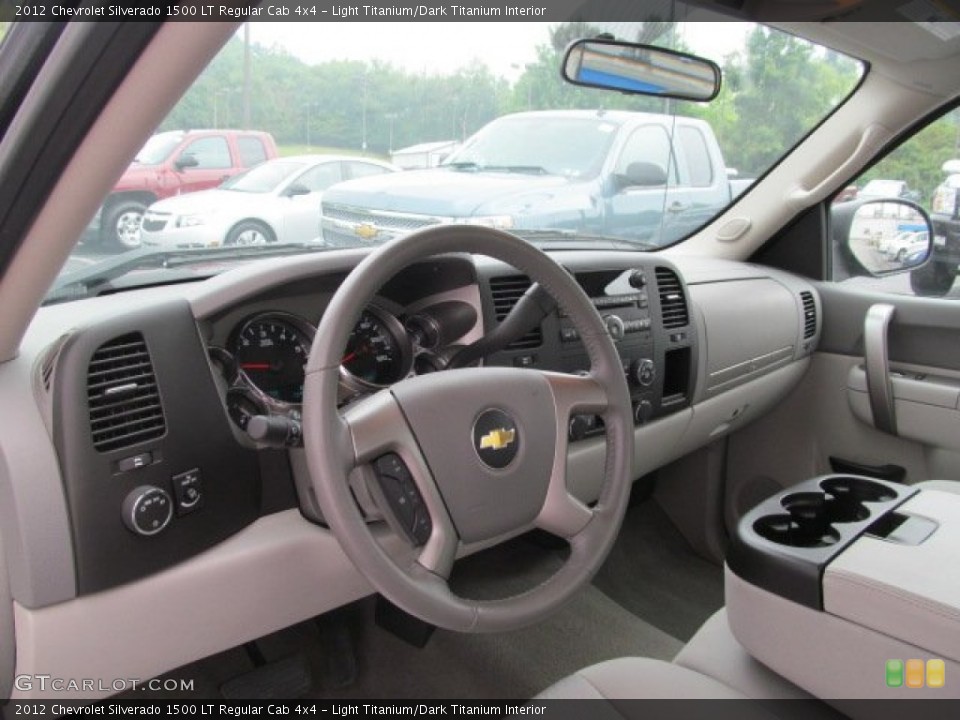 Light Titanium/Dark Titanium Interior Dashboard for the 2012 Chevrolet Silverado 1500 LT Regular Cab 4x4 #70527264