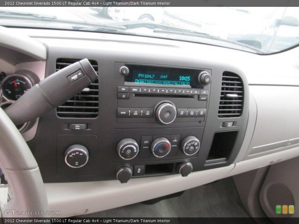 Light Titanium/Dark Titanium Interior Controls for the 2012 Chevrolet Silverado 1500 LT Regular Cab 4x4 #70527309