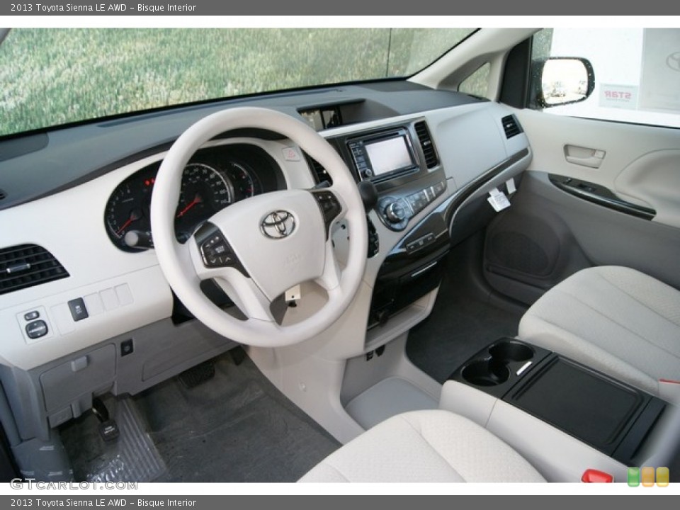 Bisque Interior Photo for the 2013 Toyota Sienna LE AWD #70528638