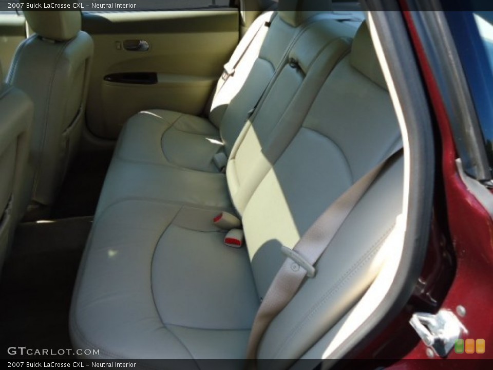 Neutral Interior Rear Seat for the 2007 Buick LaCrosse CXL #70534002