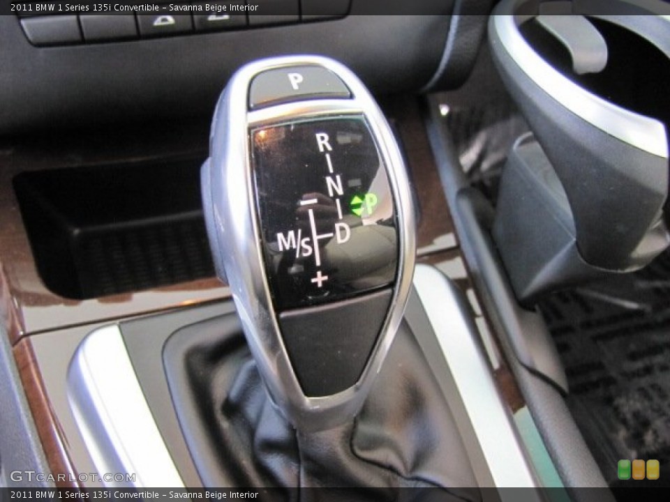 Savanna Beige Interior Transmission for the 2011 BMW 1 Series 135i Convertible #70537612