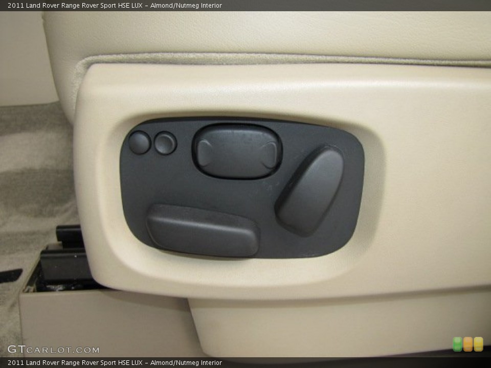 Almond/Nutmeg Interior Controls for the 2011 Land Rover Range Rover Sport HSE LUX #70538149