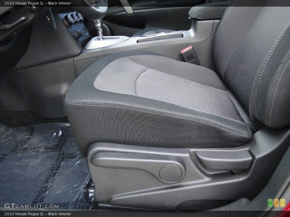 Black Interior Front Seat for the 2010 Nissan Rogue SL #70538551