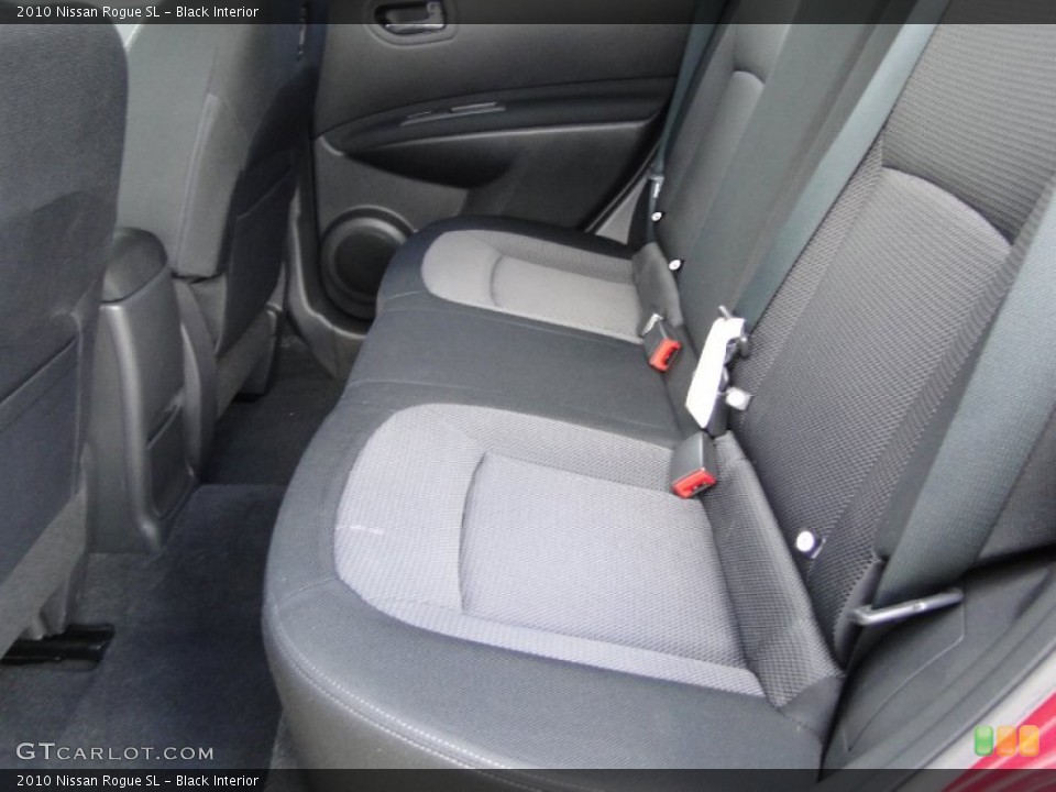 Black Interior Rear Seat for the 2010 Nissan Rogue SL #70538590