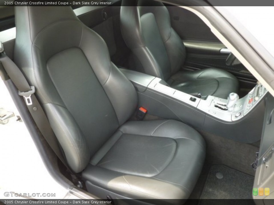 Dark Slate Grey Interior Front Seat for the 2005 Chrysler Crossfire Limited Coupe #70542607