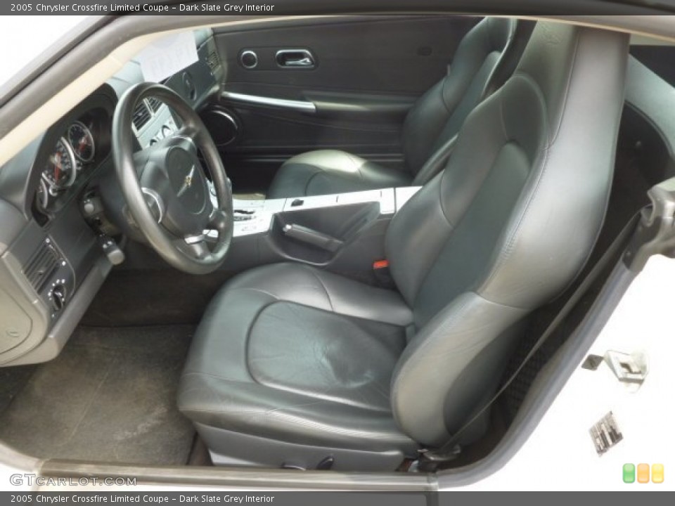 Dark Slate Grey Interior Front Seat for the 2005 Chrysler Crossfire Limited Coupe #70542625