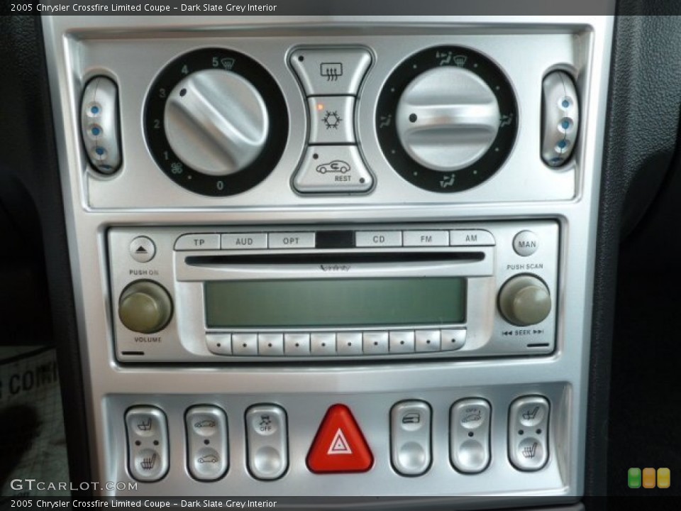 Dark Slate Grey Interior Audio System for the 2005 Chrysler Crossfire Limited Coupe #70542670