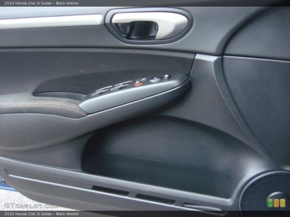 Black Interior Door Panel for the 2010 Honda Civic Si Sedan #70544422