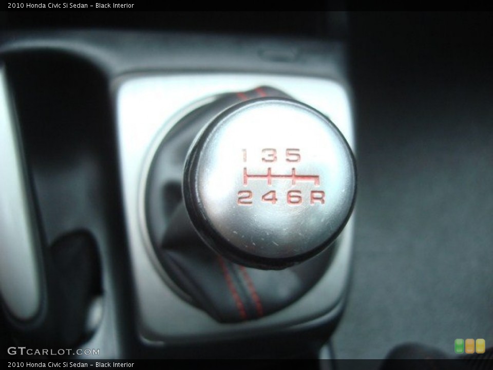Black Interior Transmission for the 2010 Honda Civic Si Sedan #70544440