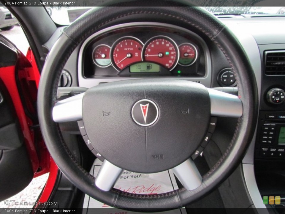 Black Interior Steering Wheel for the 2004 Pontiac GTO Coupe #70547299