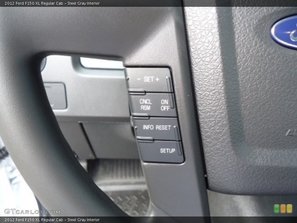 Steel Gray Interior Controls for the 2012 Ford F150 XL Regular Cab #70550254