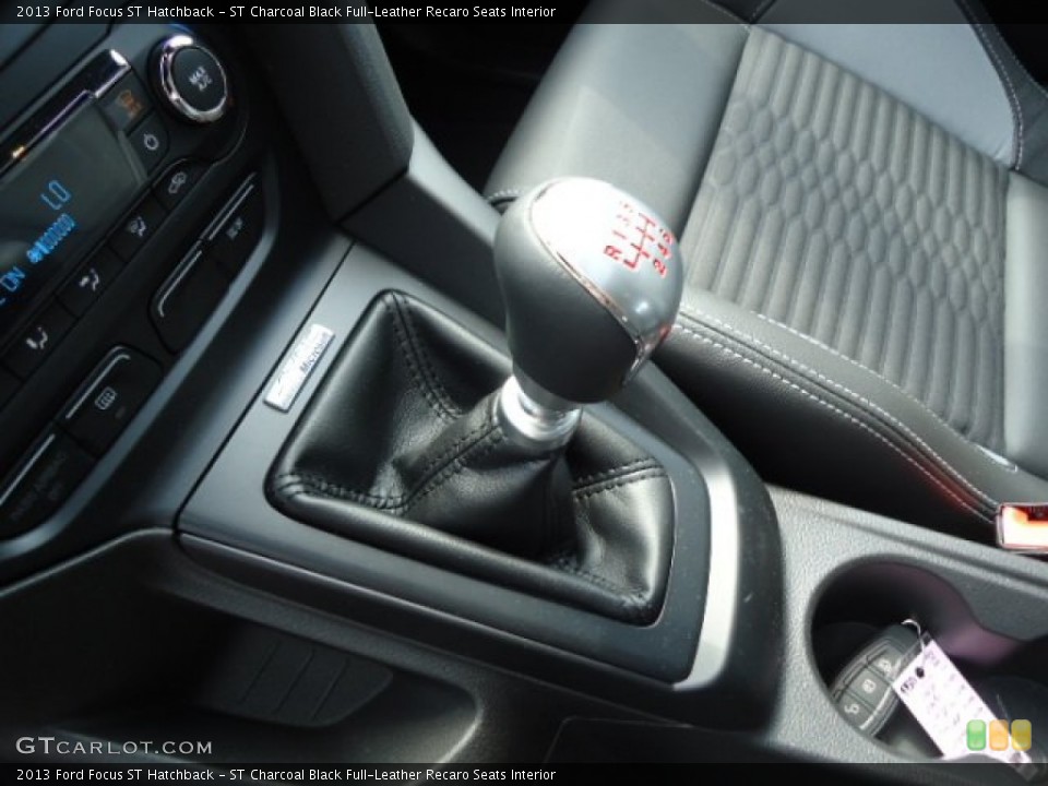 ST Charcoal Black Full-Leather Recaro Seats Interior Transmission for the 2013 Ford Focus ST Hatchback #70550812