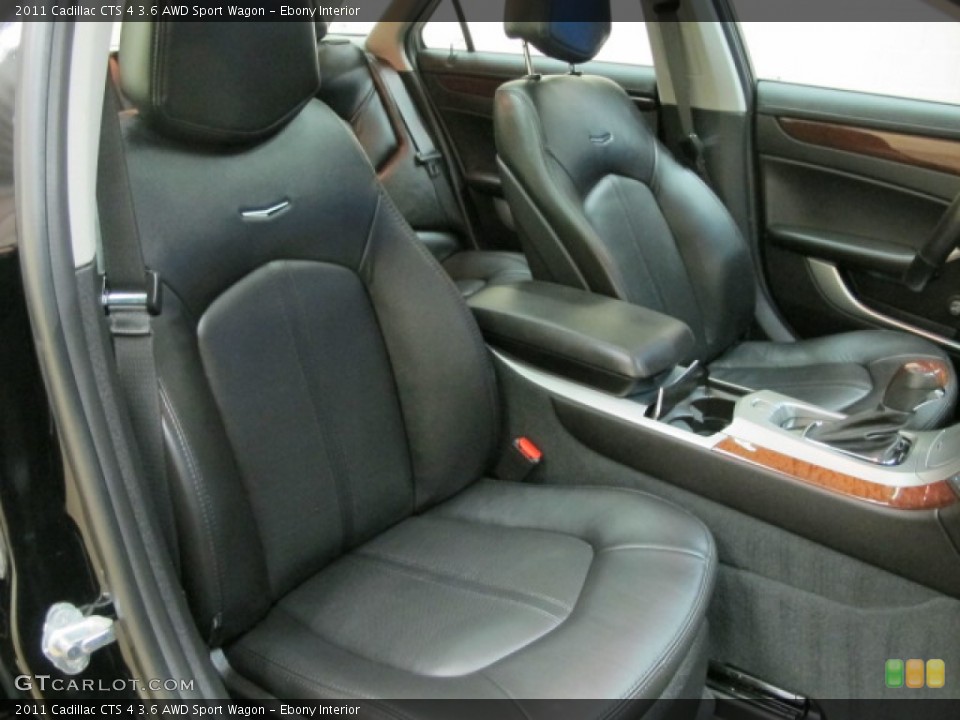 Ebony Interior Photo for the 2011 Cadillac CTS 4 3.6 AWD Sport Wagon #70551331