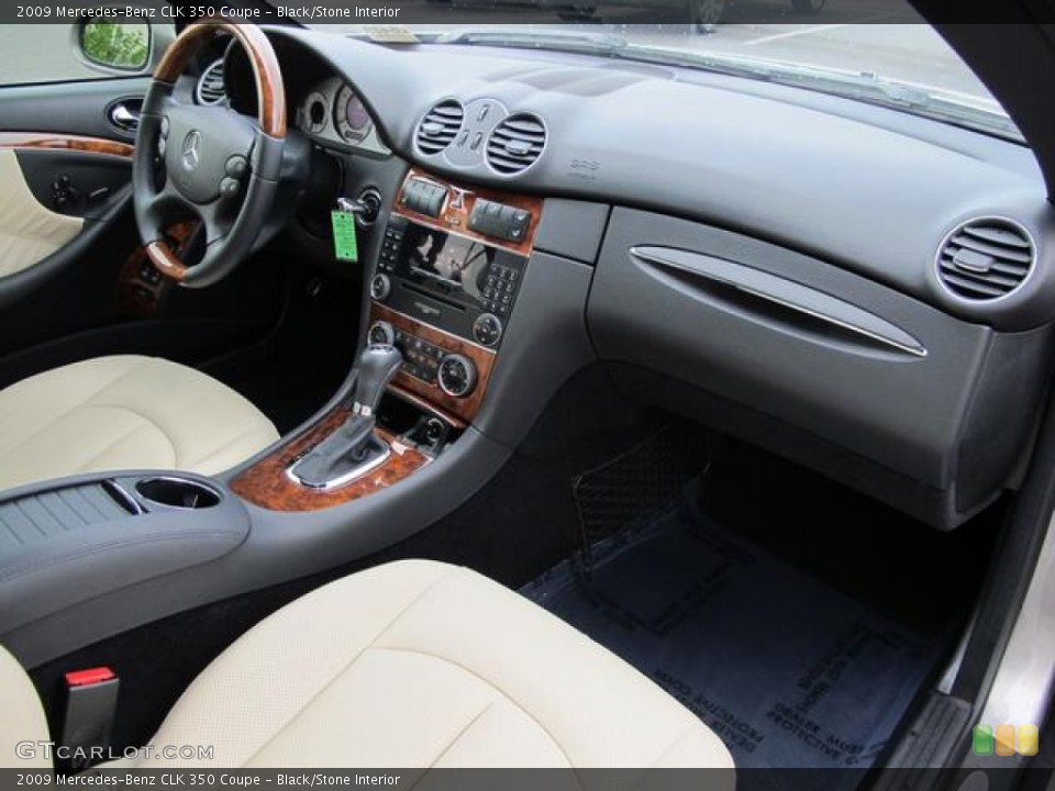 Black/Stone Interior Photo for the 2009 Mercedes-Benz CLK 350 Coupe #70554745