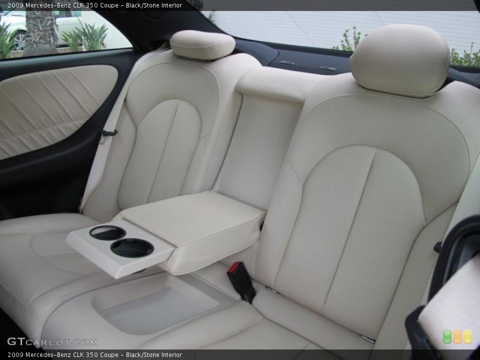 Black/Stone Interior Photo for the 2009 Mercedes-Benz CLK 350 Coupe #70554763