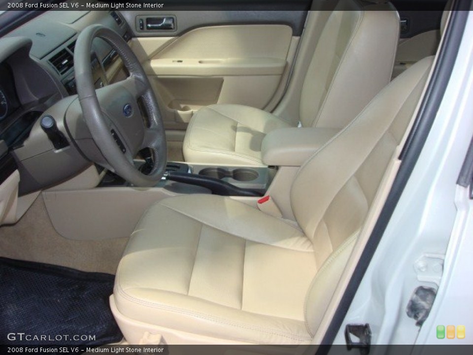 Medium Light Stone Interior Photo for the 2008 Ford Fusion SEL V6 #70555882