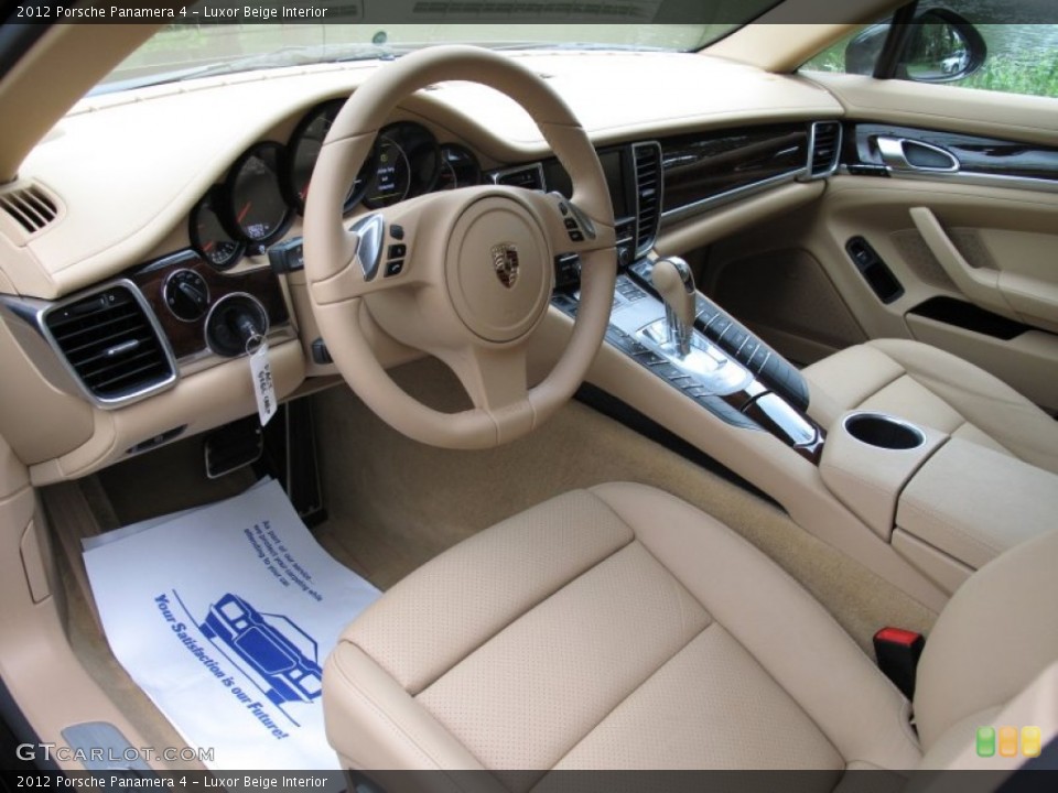 Luxor Beige Interior Photo for the 2012 Porsche Panamera 4 #70556305