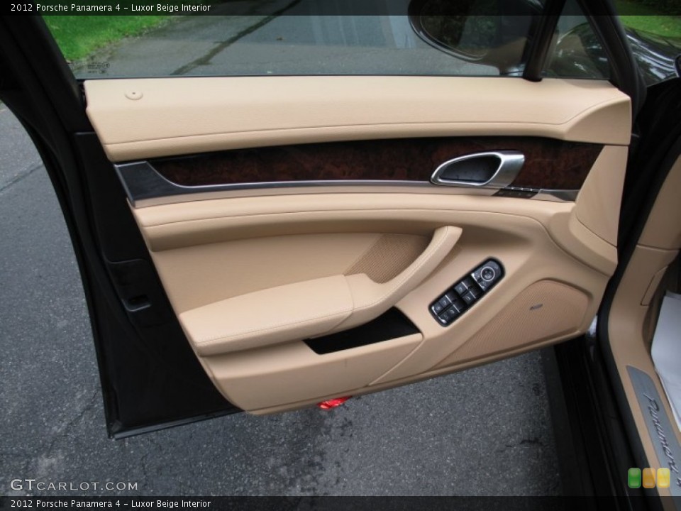 Luxor Beige Interior Door Panel for the 2012 Porsche Panamera 4 #70556314