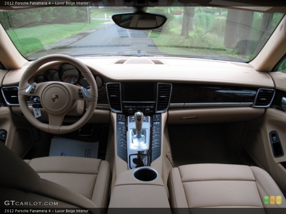 Luxor Beige Interior Dashboard for the 2012 Porsche Panamera 4 #70556332